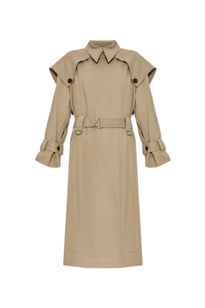 【関税&送料込】Alexander Mcqueen Beige Trench Coat With Bel Beige Padded trench coat with belt Alexander McQueen - Vitkac AS
